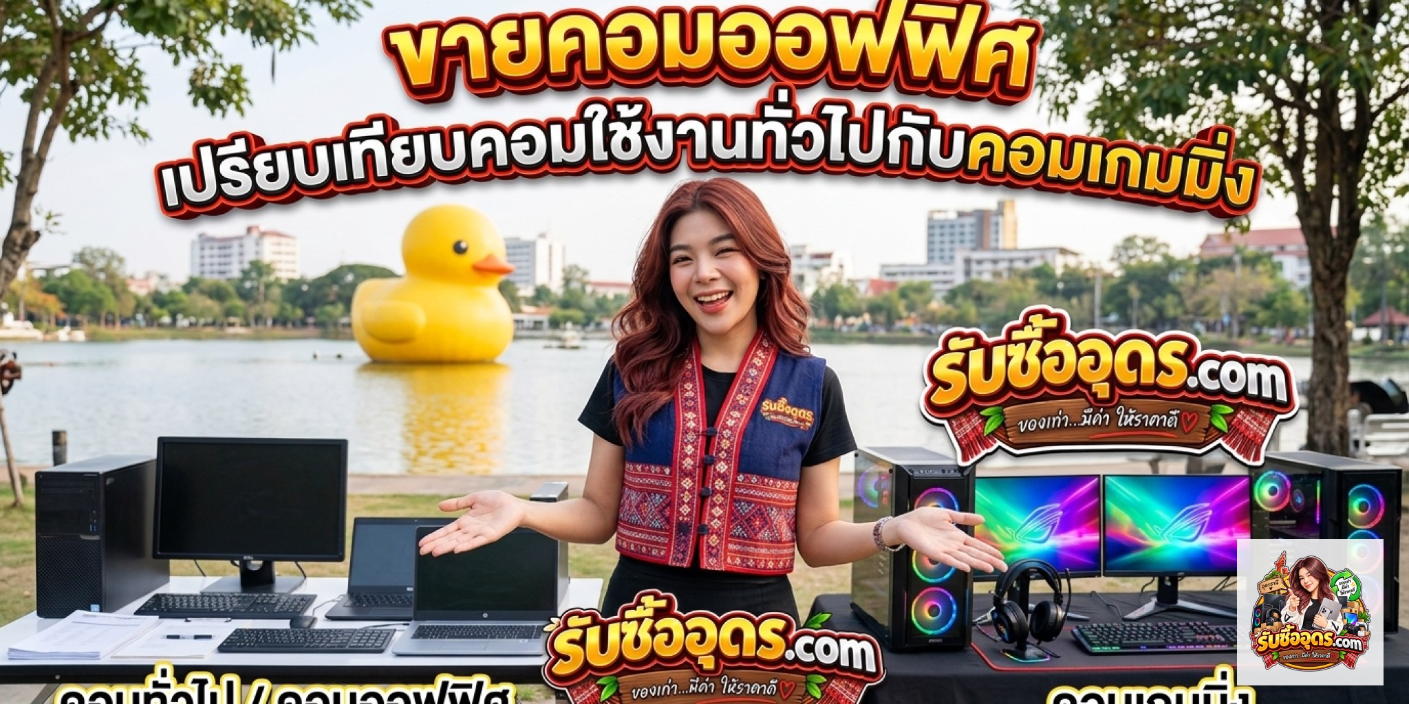 ขายคอมออฟฟิศ เปรียบเทียบคอมพิวเตอร์ทำงานและคอมพิวเตอร์เกมมิ่งมือสอง